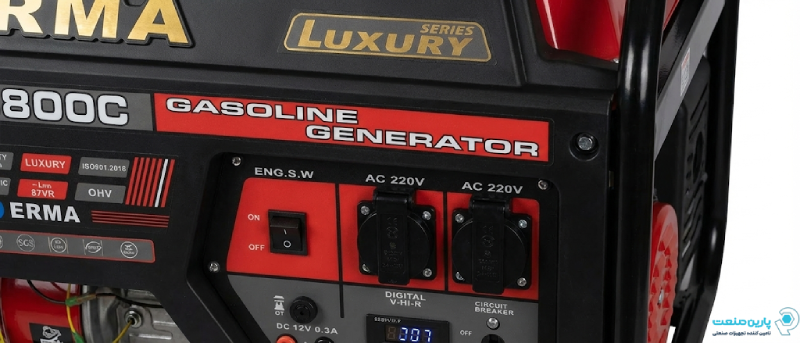 پنل دیجیتال و خروجی های موتور برق ارما